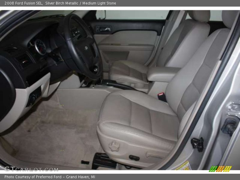 Silver Birch Metallic / Medium Light Stone 2008 Ford Fusion SEL