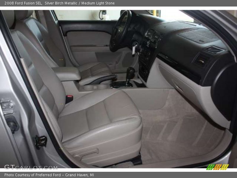 Silver Birch Metallic / Medium Light Stone 2008 Ford Fusion SEL