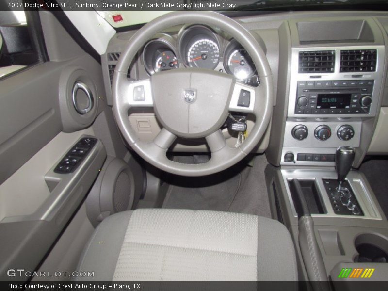 Sunburst Orange Pearl / Dark Slate Gray/Light Slate Gray 2007 Dodge Nitro SLT