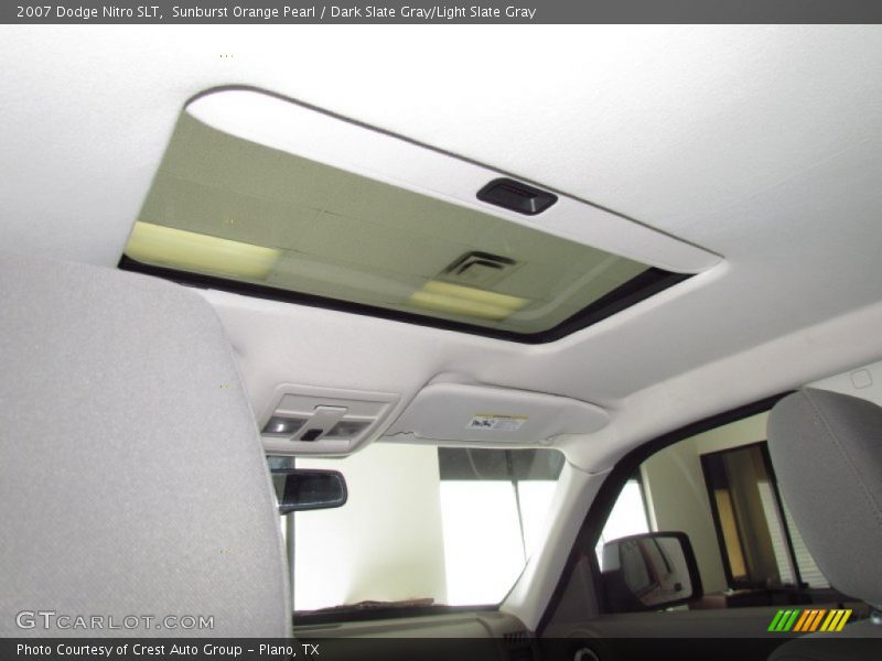 Sunburst Orange Pearl / Dark Slate Gray/Light Slate Gray 2007 Dodge Nitro SLT