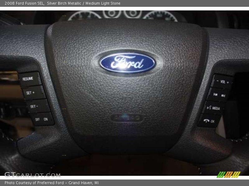 Silver Birch Metallic / Medium Light Stone 2008 Ford Fusion SEL
