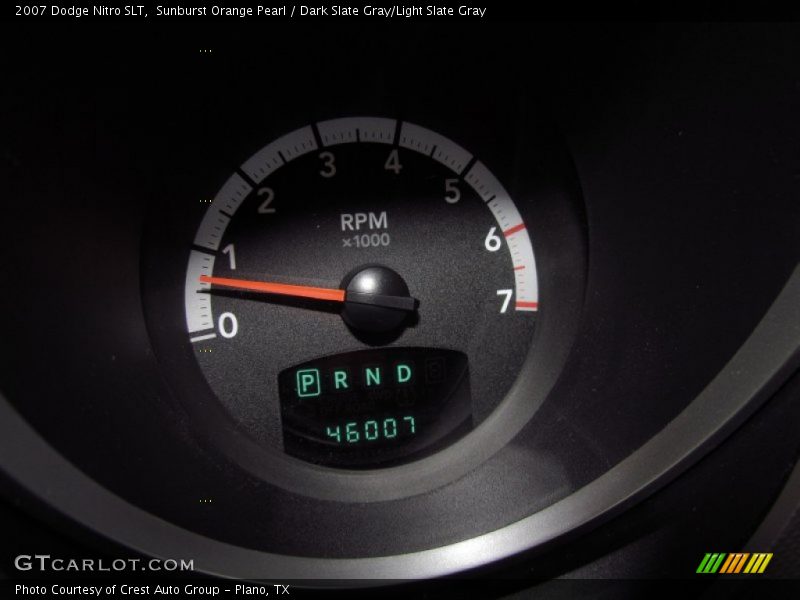 Sunburst Orange Pearl / Dark Slate Gray/Light Slate Gray 2007 Dodge Nitro SLT