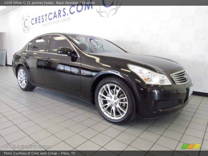 Black Obsidian / Graphite 2008 Infiniti G 35 Journey Sedan