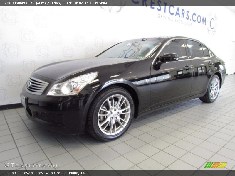 Black Obsidian / Graphite 2008 Infiniti G 35 Journey Sedan