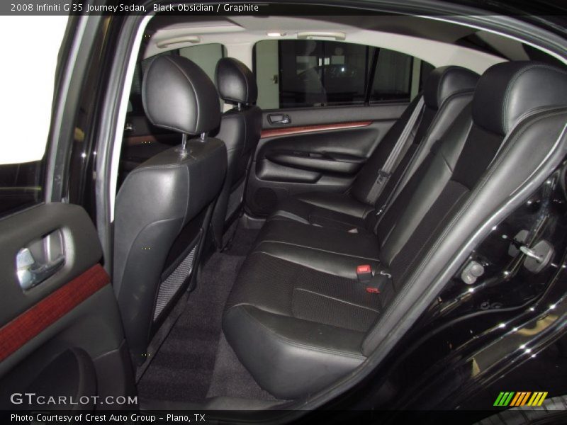Black Obsidian / Graphite 2008 Infiniti G 35 Journey Sedan