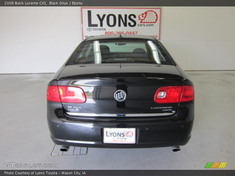 Black Onyx / Ebony 2008 Buick Lucerne CXS