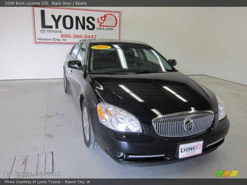 Black Onyx / Ebony 2008 Buick Lucerne CXS