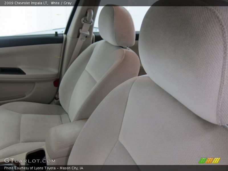 White / Gray 2009 Chevrolet Impala LT