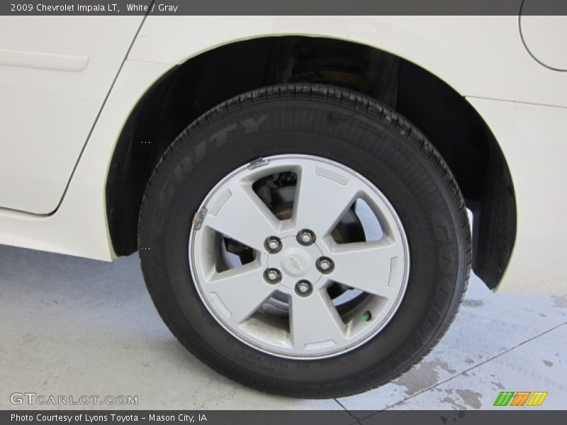 White / Gray 2009 Chevrolet Impala LT