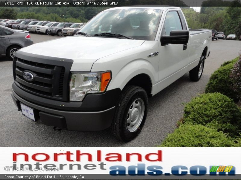 Oxford White / Steel Gray 2011 Ford F150 XL Regular Cab 4x4