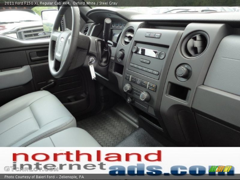 Oxford White / Steel Gray 2011 Ford F150 XL Regular Cab 4x4