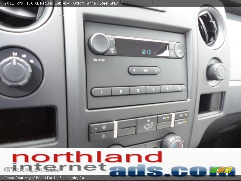 Oxford White / Steel Gray 2011 Ford F150 XL Regular Cab 4x4