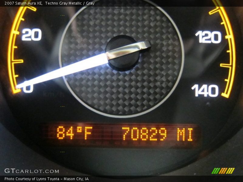 Techno Gray Metallic / Gray 2007 Saturn Aura XE