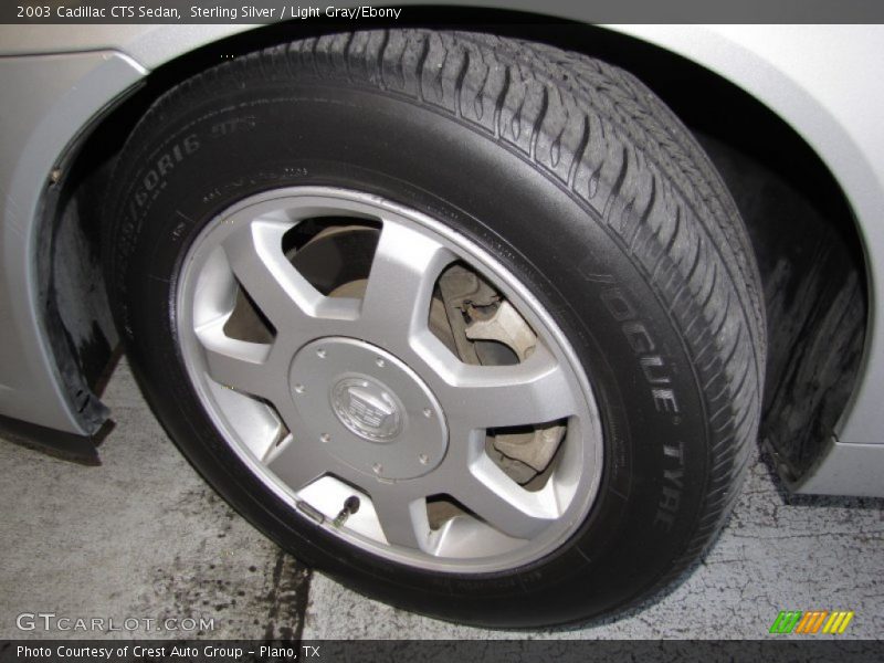 Sterling Silver / Light Gray/Ebony 2003 Cadillac CTS Sedan