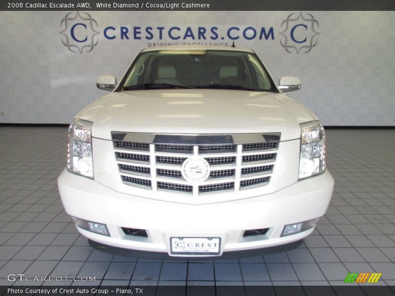 White Diamond / Cocoa/Light Cashmere 2008 Cadillac Escalade AWD