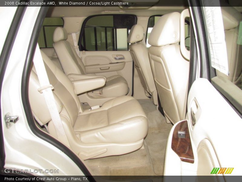 White Diamond / Cocoa/Light Cashmere 2008 Cadillac Escalade AWD