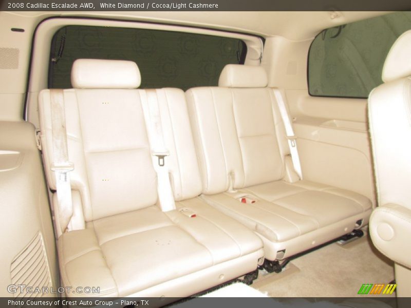 White Diamond / Cocoa/Light Cashmere 2008 Cadillac Escalade AWD