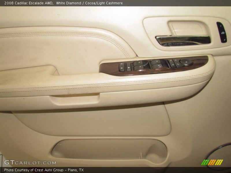 White Diamond / Cocoa/Light Cashmere 2008 Cadillac Escalade AWD