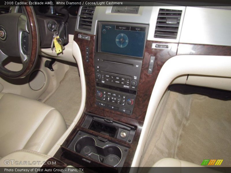 White Diamond / Cocoa/Light Cashmere 2008 Cadillac Escalade AWD