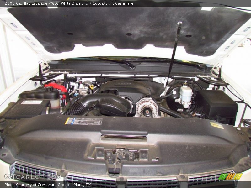 White Diamond / Cocoa/Light Cashmere 2008 Cadillac Escalade AWD