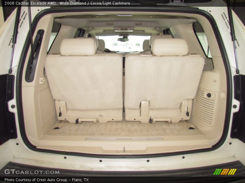 White Diamond / Cocoa/Light Cashmere 2008 Cadillac Escalade AWD
