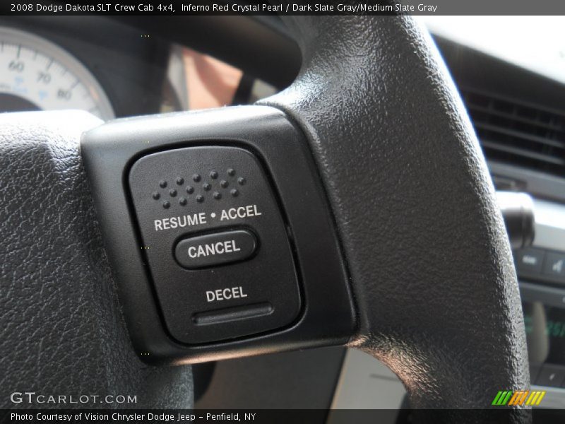Inferno Red Crystal Pearl / Dark Slate Gray/Medium Slate Gray 2008 Dodge Dakota SLT Crew Cab 4x4