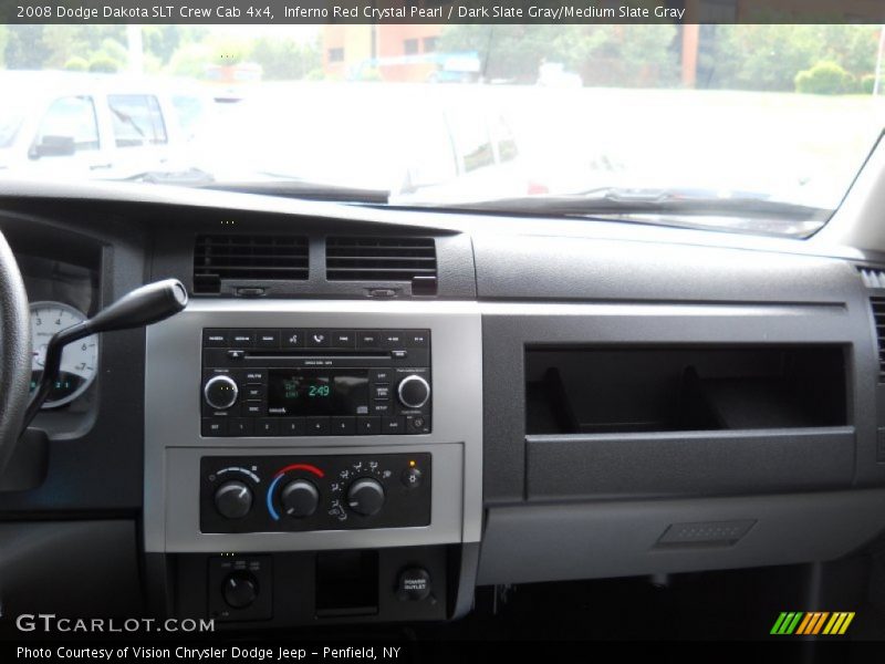 Inferno Red Crystal Pearl / Dark Slate Gray/Medium Slate Gray 2008 Dodge Dakota SLT Crew Cab 4x4
