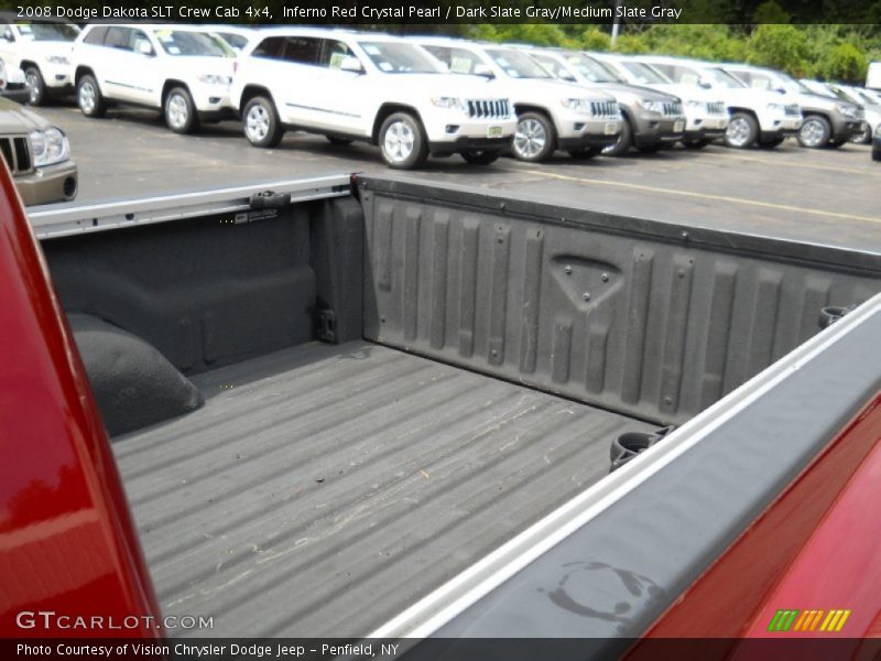 Inferno Red Crystal Pearl / Dark Slate Gray/Medium Slate Gray 2008 Dodge Dakota SLT Crew Cab 4x4