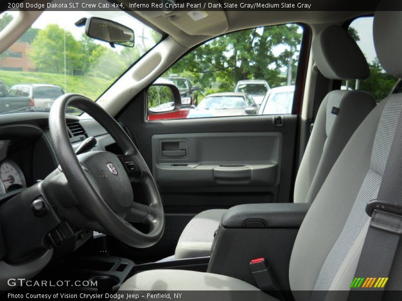  2008 Dakota SLT Crew Cab 4x4 Dark Slate Gray/Medium Slate Gray Interior