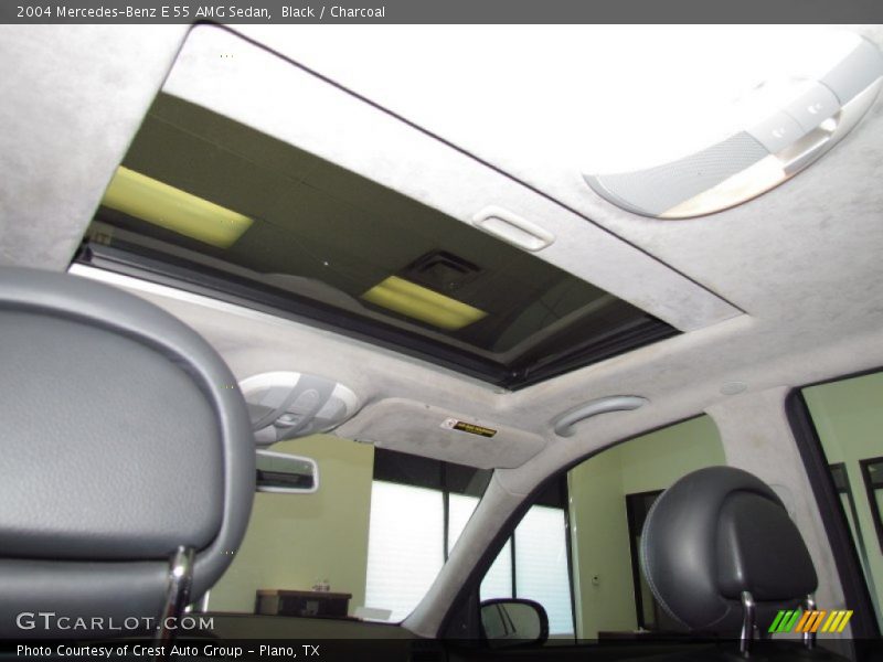 Sunroof of 2004 E 55 AMG Sedan