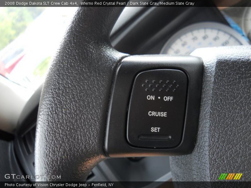 Controls of 2008 Dakota SLT Crew Cab 4x4