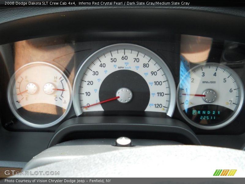  2008 Dakota SLT Crew Cab 4x4 SLT Crew Cab 4x4 Gauges