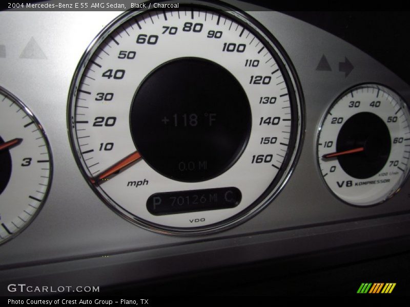 Black / Charcoal 2004 Mercedes-Benz E 55 AMG Sedan