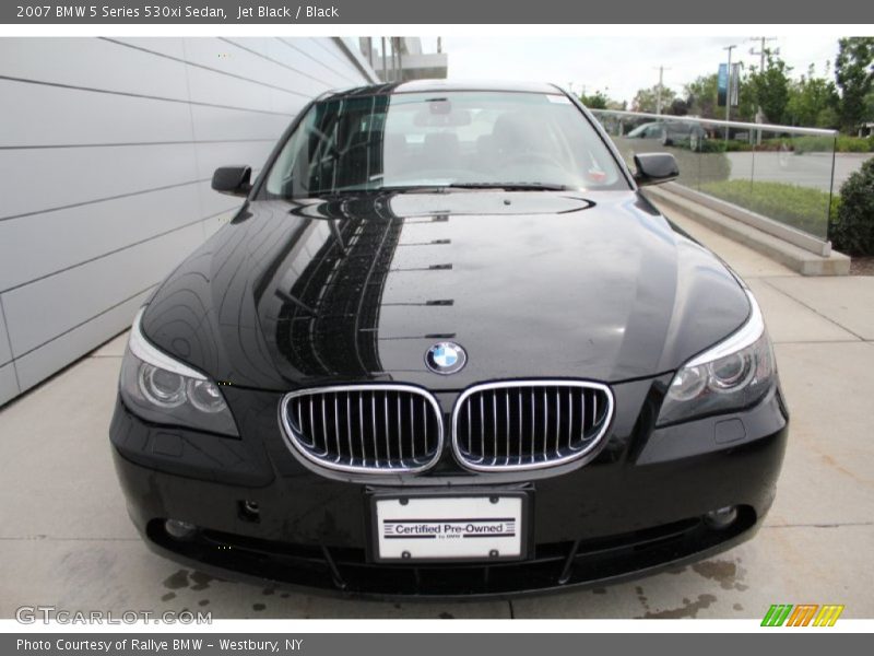 Jet Black / Black 2007 BMW 5 Series 530xi Sedan