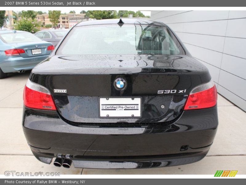 Jet Black / Black 2007 BMW 5 Series 530xi Sedan