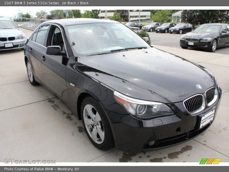 Jet Black / Black 2007 BMW 5 Series 530xi Sedan