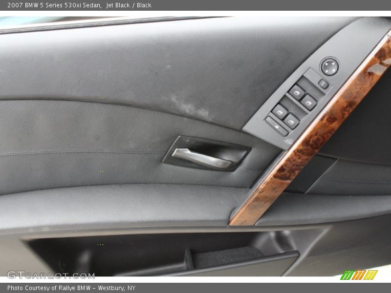 Jet Black / Black 2007 BMW 5 Series 530xi Sedan