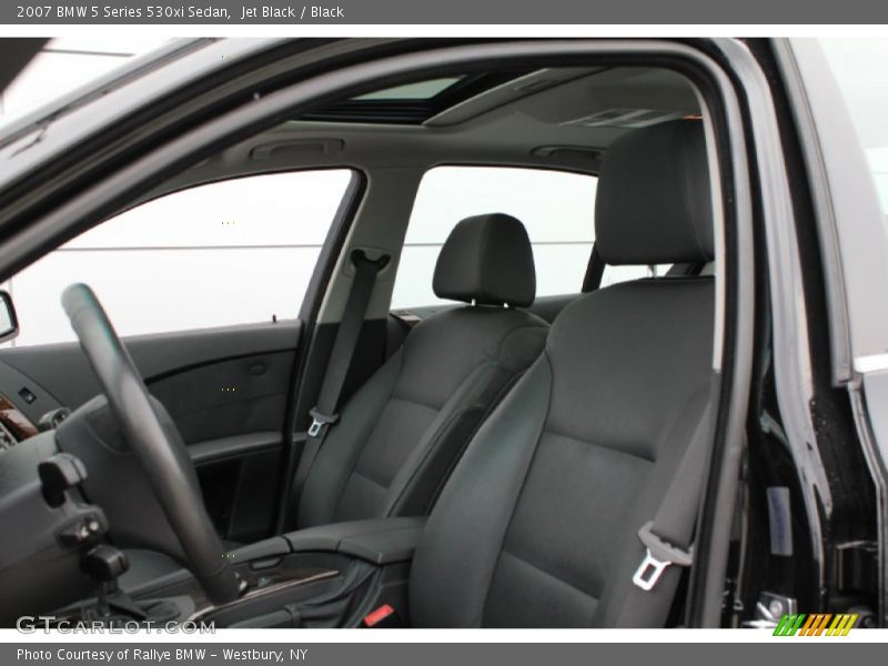 Jet Black / Black 2007 BMW 5 Series 530xi Sedan