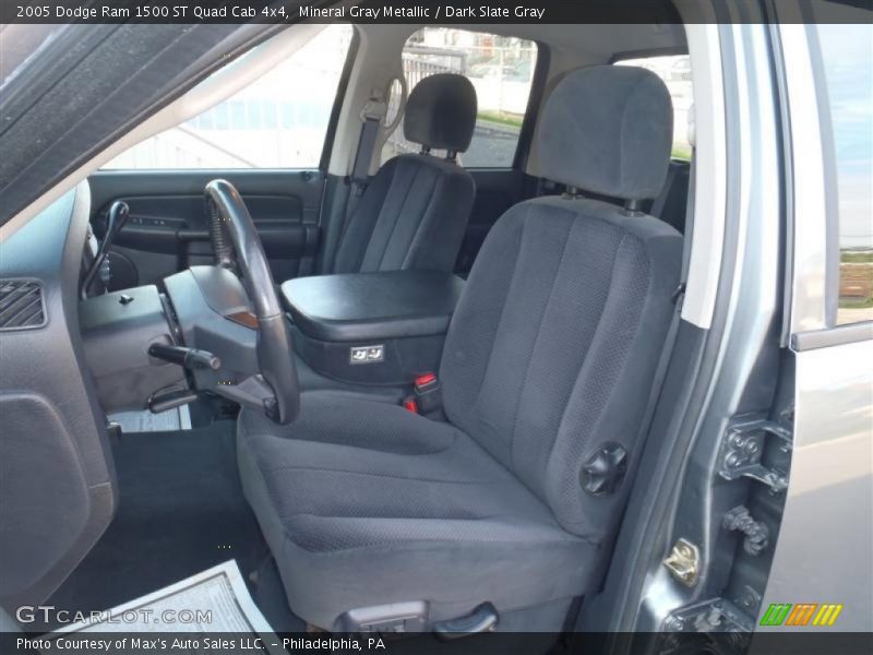 Mineral Gray Metallic / Dark Slate Gray 2005 Dodge Ram 1500 ST Quad Cab 4x4