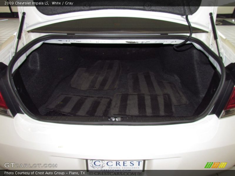 White / Gray 2009 Chevrolet Impala LS
