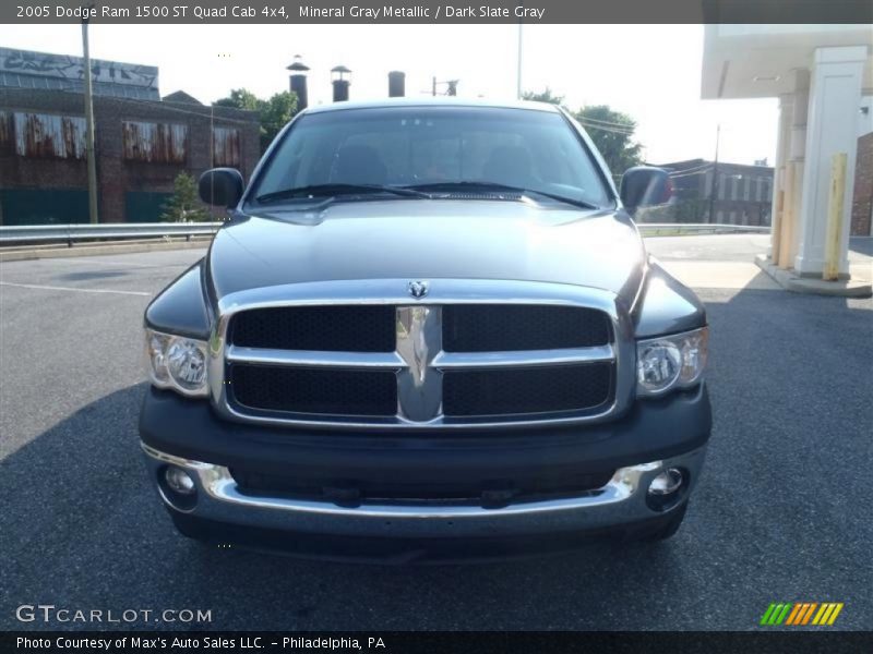 Mineral Gray Metallic / Dark Slate Gray 2005 Dodge Ram 1500 ST Quad Cab 4x4