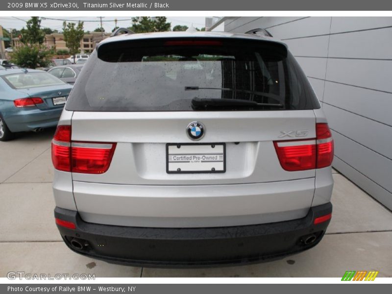 Titanium Silver Metallic / Black 2009 BMW X5 xDrive30i
