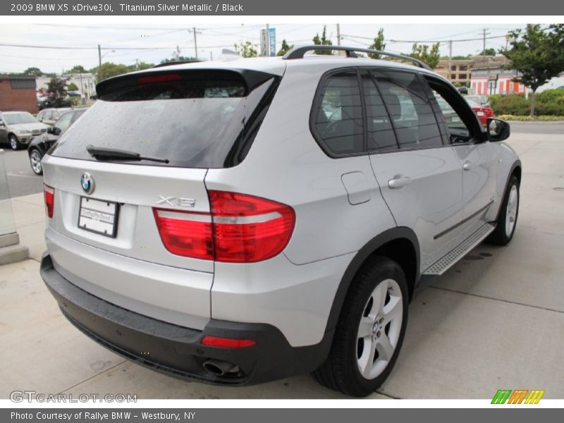 Titanium Silver Metallic / Black 2009 BMW X5 xDrive30i