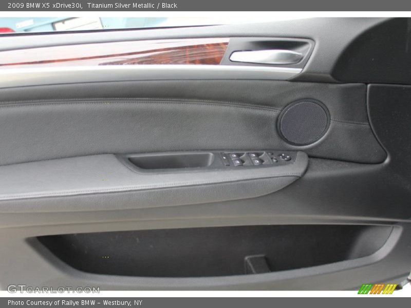 Titanium Silver Metallic / Black 2009 BMW X5 xDrive30i