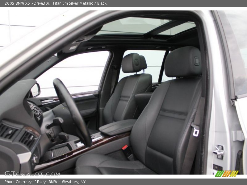 Titanium Silver Metallic / Black 2009 BMW X5 xDrive30i