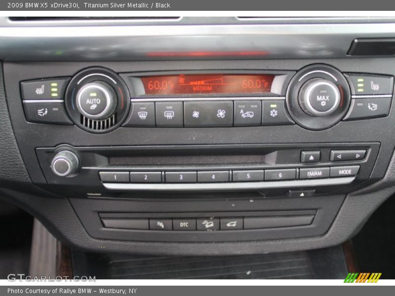 Titanium Silver Metallic / Black 2009 BMW X5 xDrive30i