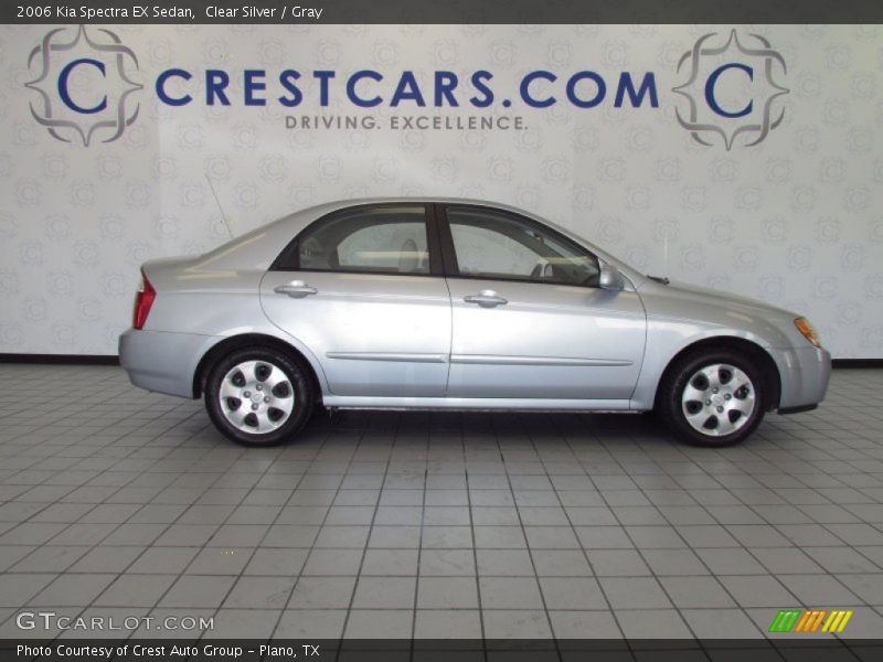 Clear Silver / Gray 2006 Kia Spectra EX Sedan