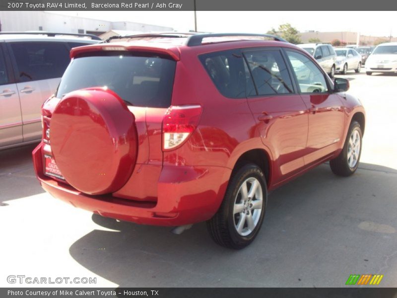 Barcelona Red Pearl / Ash Gray 2007 Toyota RAV4 Limited