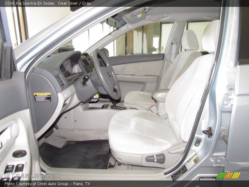 Clear Silver / Gray 2006 Kia Spectra EX Sedan
