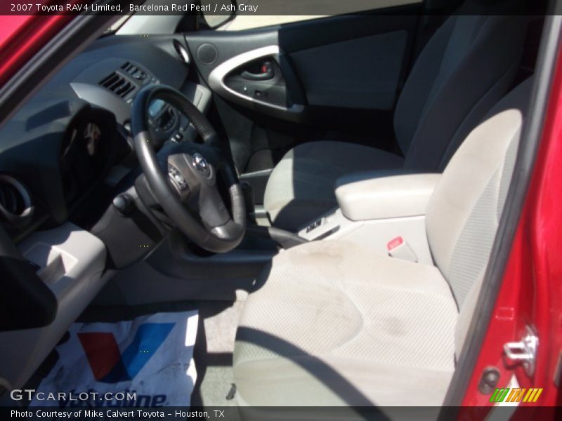 Barcelona Red Pearl / Ash Gray 2007 Toyota RAV4 Limited